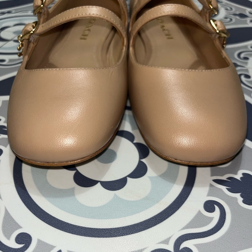 Coach Women's Whitley Leather Mary Jane Flat, Size 5.5B - Picture 15 of 16